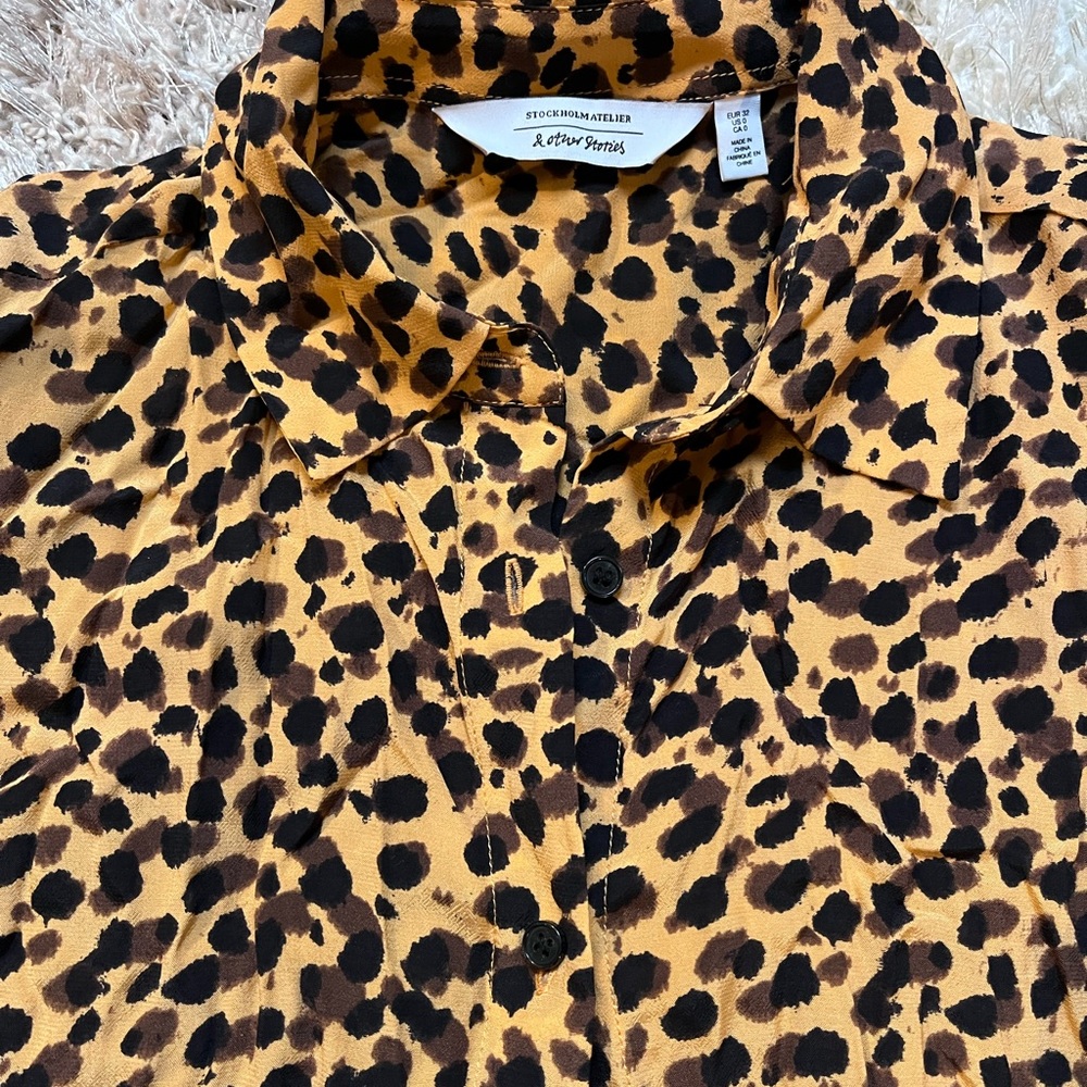 New Abstract Leopard Blouse from &Other Stories